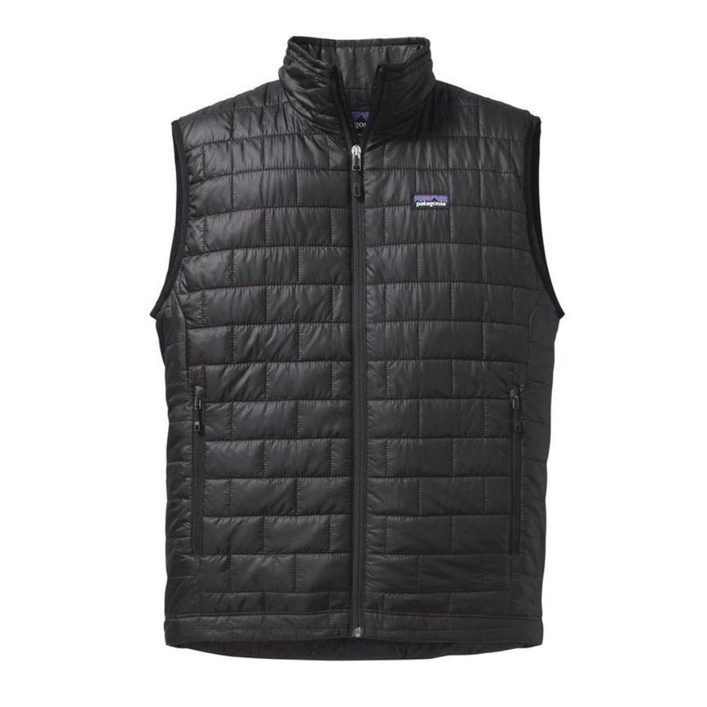 Patagonia Men's Black Nano Puff Regular Fit Vest